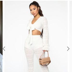 Desert Vibes Pant Set - White